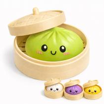 Brinquedo Squishy Tolego Bolinho Bao Bun para Alívio do Estresse Brinquedo Squishy Tolego Bolinho Bao Bun para Alívio do Estresse