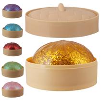 Brinquedo Squishy Yidayes Dumpling com Glitter para Alívio do Estresse 11 x 11 x 6 cm