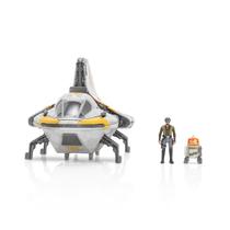 Brinquedo STAR WARS Micro Galaxy Squadron Phantom II com bonecos