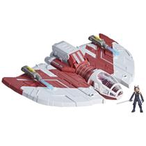 Brinquedo STAR WARS Mission Fleet T-6 Jedi Shuttle com Ahsoka de 6,5 cm Brinquedo STAR WARS Mission Fleet T-6 Jedi Shuttle com Ahsoka de 6,5 cm