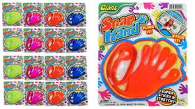 Brinquedo Sticky Hands JA-RU Snap Hand-Jumbo para crianças (12 pacotes)