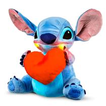 Brinquedo Stitch Disney Pelúcia Interativa 30cm Sons Beijo Luz Bochechas Frases E Coração Encantador Brinquedo Stitch Disney Pelúcia Interativa 30cm Sons Beijo Luz Bochechas Frases E Coração Encantador