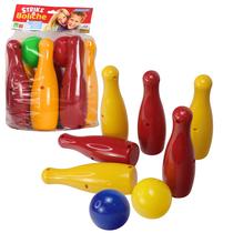 Brinquedo Strike Boliche Vermelho e Amarelo na Solapa 1030 - Brinquemix