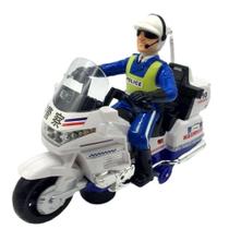 Brinquedo Super Carinho Interativo Policial motocicleta Sons Sensor Bate Volta Com Luzes