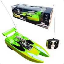 Brinquedo Super Lancha Barco Sport Controle Remoto 2 Motores