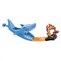 Brinquedo Super Pista Animal de Tubarão com Carrinho de Metal Manobra Radical Infantil - F