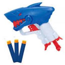 Brinquedo Super Shot Lançador Shark X com 3 dardos - DM BRASIL