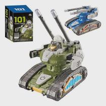 Brinquedo Super Tanque De Guerra Transformes Robô Com Luzes e Sons