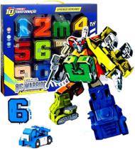 Brinquedo Super Transformers - Aprendendo Números Brincando Numeros em ação