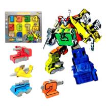 Brinquedo Super Transformers - Aprendendo Números Brincando Numeros em ação