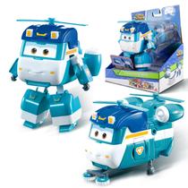 Brinquedo Super Wings Shine 13 cm Avião Transformável 5"