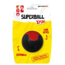 Brinquedo Superball Xfun Dual Color Bola Flutuante Com Apito Para Cães Médio - Germanhart