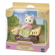 Brinquedo Sylvanian Families Conjunto Passeio de Bicicleta Mamãe Gato Primavera Epoch