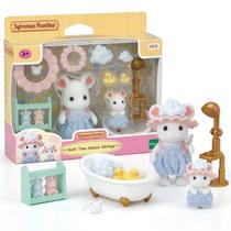 Brinquedo Sylvanian Families Hora Do Banho Dos Irmãos Ensaboados Com Acessórios - Epoch