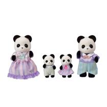 Brinquedo Sylvanian families, Pookie Panda, Bonecas, Figuras da Casa de Bonecas, Brinquedos Colecionáveis com 4 Figuras Incluídas
