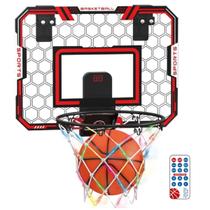 Brinquedo Tabela e Cesta Aro de Basquete Infantil C/ Som Luz Bomba de Ar e Bola de Basquete Para Crianças - Castela Brinquedo Tabela e Cesta Aro de Basquete Infantil C/ Som Luz Bomba de Ar e Bola de Basquete Para Crianças - Castela