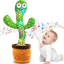 Brinquedo Talking Cactus ROYPOUTA Dancing com volume ajustável