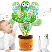 Brinquedo Talking Dancing Cactus ROYPOUTA T-003 para bebê verde