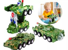 Brinquedo Tank Armored Car Tanque De Guerra Anda Luzes Som