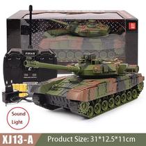 Brinquedo Tanques militar com controle de rádio remoto com luz e som - TOYS