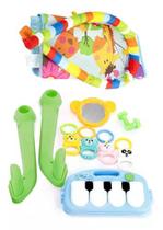 Brinquedo Tapete Atividades Ginasio Para Bebes Piano Musical Mobile