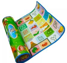 Brinquedo tapete educativo com dulpa face várias imagens Brinquedo tapete educativo com dulpa face várias imagens