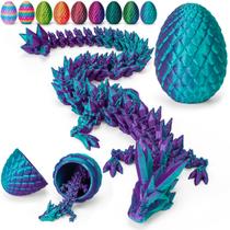 Brinquedo TBOLINE Dragão Articulado Impresso em 3D de 12" com Ovo de Dragão Brinquedo TBOLINE Dragão Articulado Impresso em 3D de 12" com Ovo de Dragão