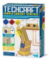 brinquedo techcraft circuito de papel ciência educativo 4m
