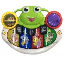 Brinquedo Teclado Sapo Musical Com Som e Luzes - Zoop Toys