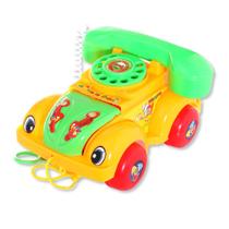 Brinquedo Telefone Infantil A Corda Perfeito para diversão das crianças com telefone carrinho