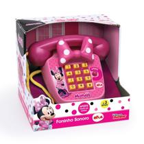Brinquedo Telefone Infantil Foninho Sonoro Minnie -Elka 1061