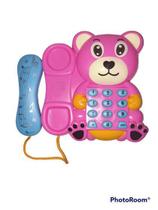 Brinquedo Telefone Infantil Musical Com Som E Luzes (Rosa)