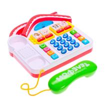 Brinquedo Telefone Musical Bebês Jogos Educativos Luz E Sons - Dm Toys
