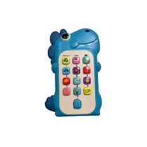 Brinquedo Telefone Musical Infantil Dino Som e Luz Kbum Brinquedo Telefone Musical Infantil Dino Som e Luz Kbum