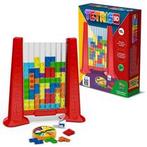 Brinquedo Tetris De Encaixe Educativo Quebra Cabeça Com Roleta Dado E Peças Brinquedo Tetris De Encaixe Educativo Quebra Cabeça Com Roleta Dado E Peças