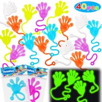 Brinquedo Thremhoo Glow in the Dark Sticky Hands Kids 40 unidades