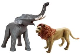 Brinquedo Titãs da Natureza - Leão e Elefante