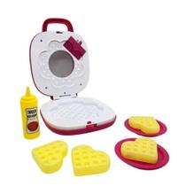 Brinquedo Torradeira Maquina de Panqueca Waffle c Luz e Som - Zippy Toys