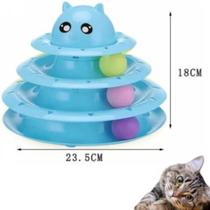 Brinquedo Torre com Bolas Giratórias - Pet