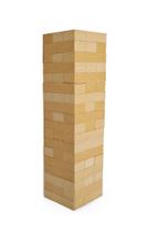 Brinquedo Torre Divertida c/ 54 peças Em Madeira Infantil