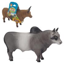 Brinquedo Touro de Vinil Atóxico Coleção Animais