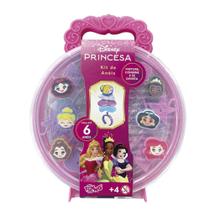 Brinquedo Toyng Decora e Monta Disney Princesa Kit de Anéis +4 Brinquedo Toyng Decora e Monta Disney Princesa Kit de Anéis +4
