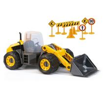 Brinquedo Trator Articulável Caminhão Construction Machine Master Máquina de Construção Brinquedo Trator Articulável Caminhão Construction Machine Master Máquina de Construção