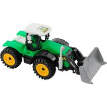 Brinquedo Trator Escavadeira Miniatura Articulado Verde Fricção 25cm Brinquedo Trator Escavadeira Miniatura Articulado Verde Fricção 25cm