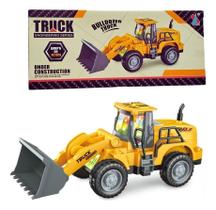 Brinquedo Trator Pá Carregadeira Com Luzes E Movimento Carro