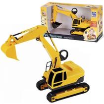 Brinquedo Trator Retro Escavadeira 30 Cm Workers - Roma 0343
