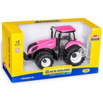 Brinquedo Trator Rosa New Holland Agriculture T8 Usual