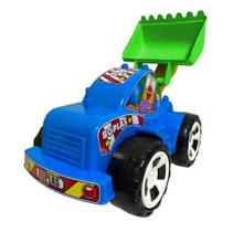 Brinquedo Trator Truck Pá Carregadeira Articulada Bg Kids Grande