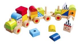 Brinquedo Trem de madeira Tooky Toy