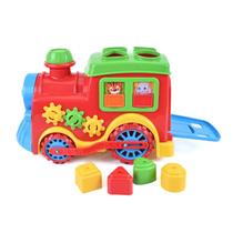 Brinquedo Trem Didático Trenzinho Educativo Com Blocos